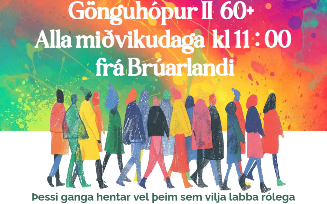 Gönguhópur II 60+ – Miðvikudaga kl. 11:00