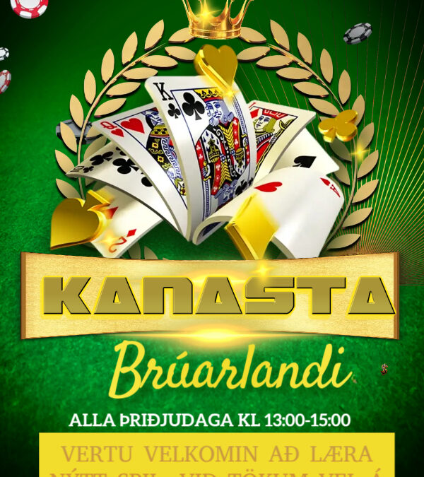 Kanasta – Þriðjudaga kl. 13:00 – 15:00