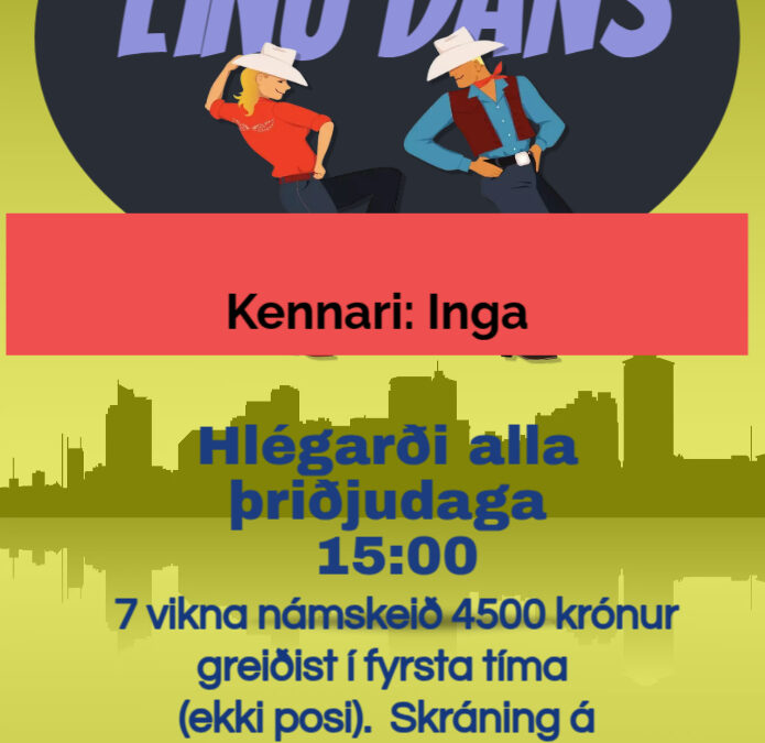 Línudans – Þriðjudaga kl. 15:00 í Hlégarði