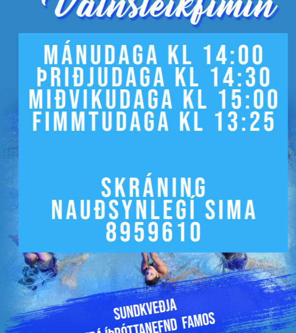 Vatnsleikfimi – Haust 2025