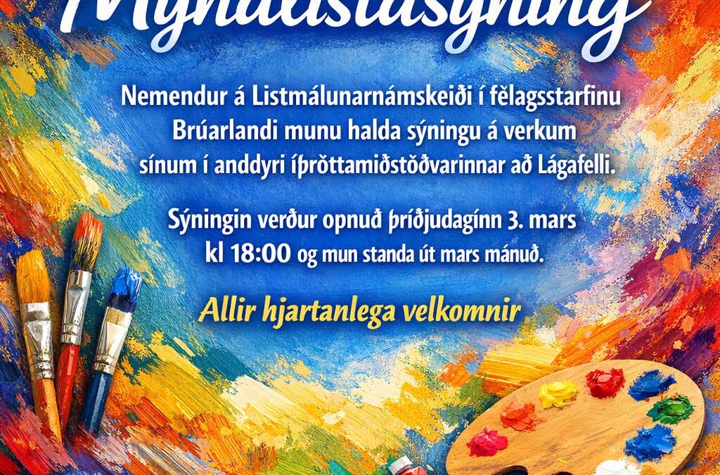 Myndlistarsýning eldri borgara